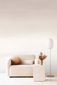 Chocolate Taupe: Stratum Wallpaper - Barely