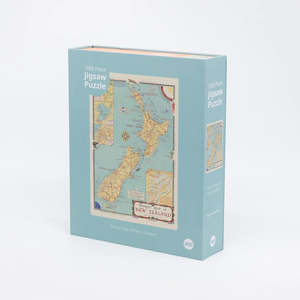 Tourist Map of New Zealand 1000pc