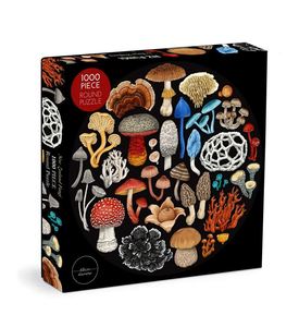 Wolfkamp & Stone - NZ Fungi - 1000 Pce Round Puzzle
