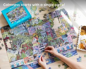 Jigsaws Adult: PieceHouse - Seaside 1000pc Jigsaw Puzzle