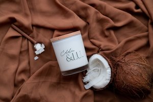 Eddie & Lu Blackberry & Musk Coconut Wax Candle Medium