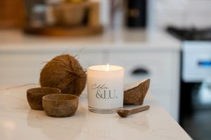 Eddie Lu Home Fragrances: Eddie & Lu Coconut & Lime Coconut Wax Candle Mini