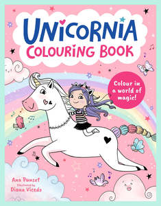 Sticker Colouring: Unicornia Colouring Book - Ana Punset