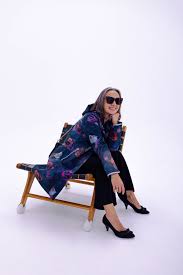Scribbler Raincoats: Raincoat - Scribbler Floral Romance Waterproof, Long Raincoat