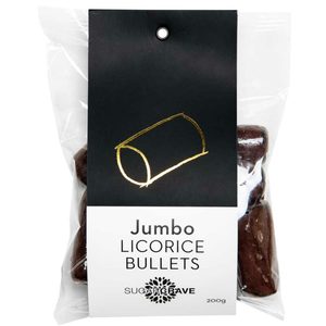 Fathers Day Cards: Jumbo Licorice Bullets 200g