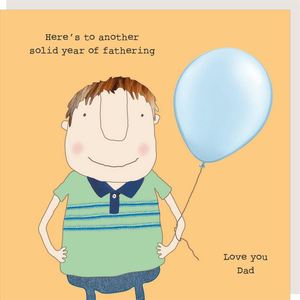 Fathers Day Cards: Solid Fathering