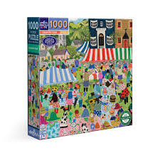 eeBoo - Country Fair 1000pc Jigsaw Puzzle