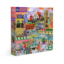 Jigsaws Adult: eeBoo - Paris in Autumn 1000pc Jigsaw Puzzle