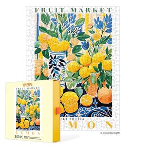 Jigsaws Adult: WerkShoppe - Fruit Market Lemons 500 Pc Puzzle