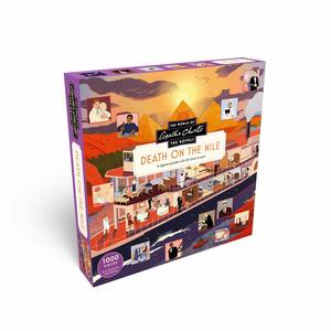 Jigsaws Adult: The World of Agatha Christie: Death on the Nile - Laurence King 1,000pc