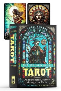 Stained Glass Tarot: 78-Card Deck and Guidebook - James Edward