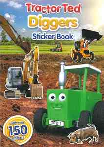 Book: Tractor Ted - Diggers Sticker Book