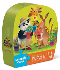 Croc Creek - Junior Shaped Puzzle: Flower Power 12pc