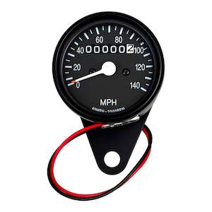 SPEEDO 2in 60mph-2000rpm HARLEY SATIN BLACK #SPD03B