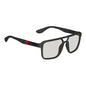 Leatt: Leatt TheViz Pyrenees Sunglasses - Satin Green Polarized Silver 20 VLT
