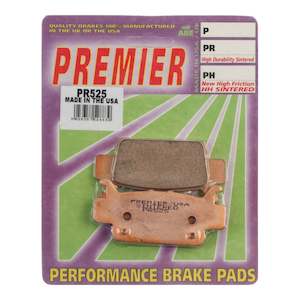 Premier: PREMIER BRAKE PADS FULL SINTERED PR525 - HON #PBPR525