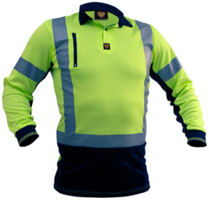 D/N L/S Microvent® Premium Polo Men’s Yellow/Black Empyre Workwear Packaging &hellip;