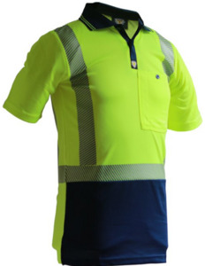 D/N S/S Segmented Tape Microfibre Polo Empyre Workwear Packaging & Hygiene