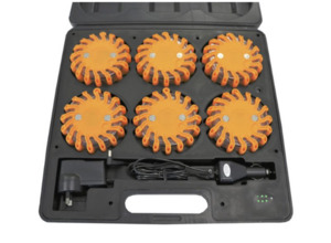 Products: Esko Rechargeable LED Road Flare/Warning Disk Empyre Agri Essentials