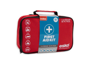 Esko First Aid Kit, 1-6 Person, 85pc Empyre Workwear Packaging & Hygiene