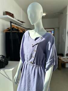 Products: Lavender Linen Domed Dress