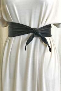 Leather Belts: Leather Knot Belt