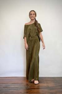 Silk Crepe De Chine Lazy Days Silk Tee