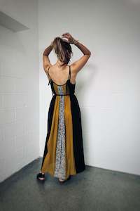 Forget Me Not Collection: Forget Me Not Panelled pleated strap dress