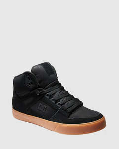 All Footwear: DC Pure High-Top WC - Black/Gum