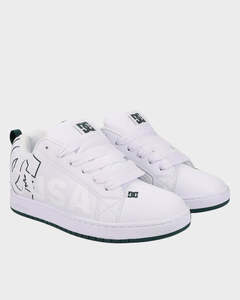 All Footwear: DC Court Graffik - White/White/Green