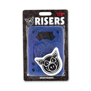 Pig Risers 1/8" - Blue