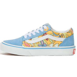 Vans: Vans Old Skool Kids Tropadelic - True White / Multi