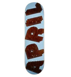 April Skateboards: APRIL DECK HALF TONE BROWN/L BLUE 8.5