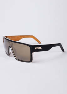 Mens Sunglasses: Unit Command Polarised Sunglasses - Black / Gold