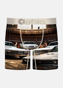 Mens Underwear: Ethika Mens Bright Barn Mid