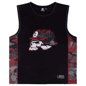 Mens Singlets Tanks: Metal Mulisha Sky High Jersey Tank