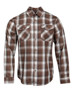 Mens Long Sleeve Tops: Dixxon Dust Bowl Bamboo Longsleeve Shirt