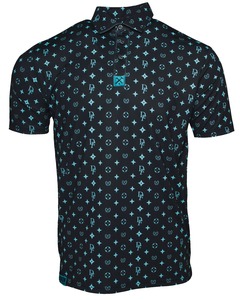 Mens Polo Shirts: Dixxon Bougie Tiffany Party Polo