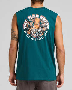 Mens Sale Tops: The Mad Hueys OCTOPISSED | MUSCLE
