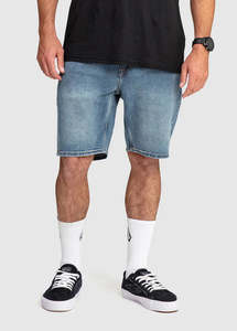 Volcom Solver Denim 19" Shorts - Old Town Indigo