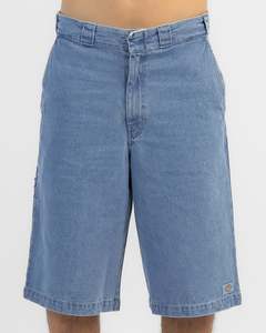 All Bottoms: Dickies 42283 Denim 13" Loose Fit Short