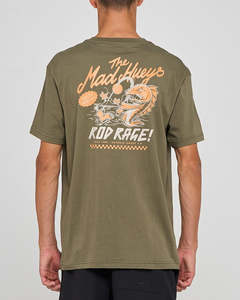 Mens Skate Tees: The Mad Hueys ROD RAGE | SS TEE