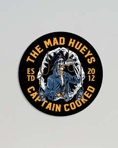 The Mad Hueys CAPTAIN COOKED JAWS | STICKER