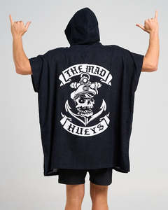 The Mad Hueys: The Mad Hueys SAILOR ANCHOR | HOODED TOWEL