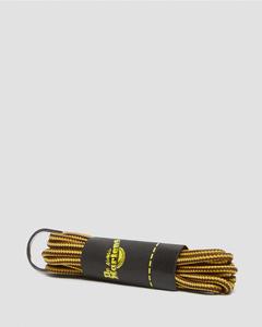 All Womens: Dr. Martens 140CM 8-10 Eye Round Laces - Brown / Yellow
