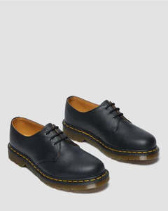 Womens Footwear: Dr. Martens 1461 3 Eye Leather Shoe - Black Nappa