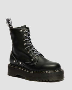 Dr. Martens Jadon WDS 8 Eye Boot - Black Sendal