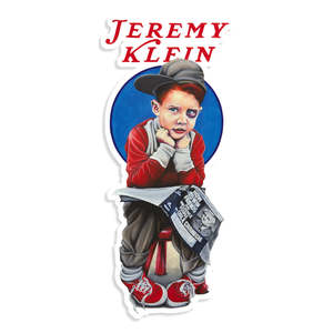 All Mens: World Industries Jeremy Klein Black Eye Kid Sticker
