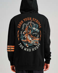 THE MAD HUEYS EARN STRIPES | HOODED PULLOVER