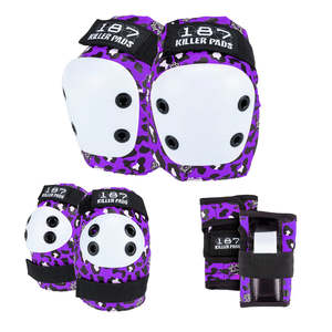 Safety Gear: 187 Six Pack - Junior Staab Purple